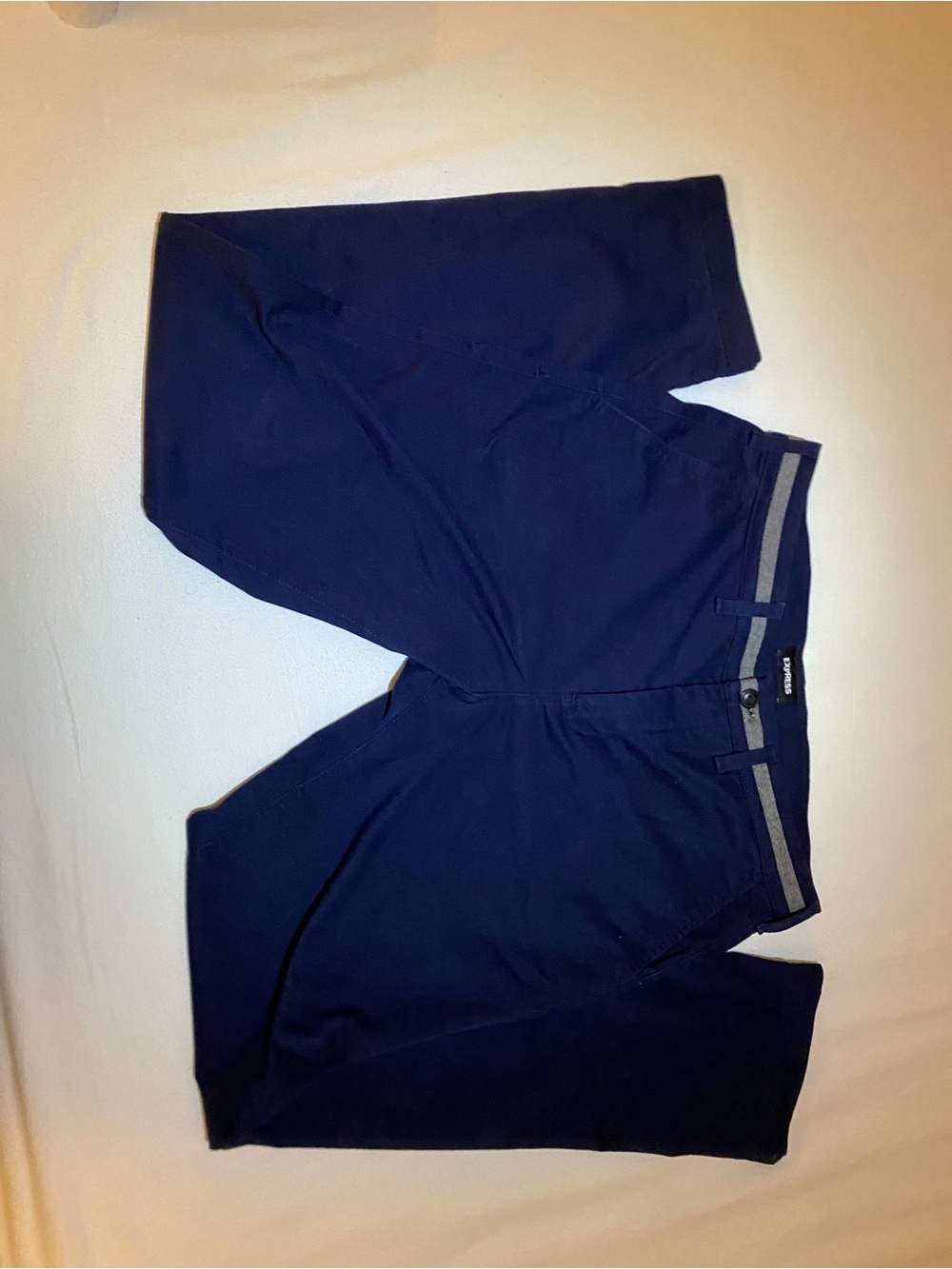Express Men’s Navy Chino Pants Size 32x32 Slim